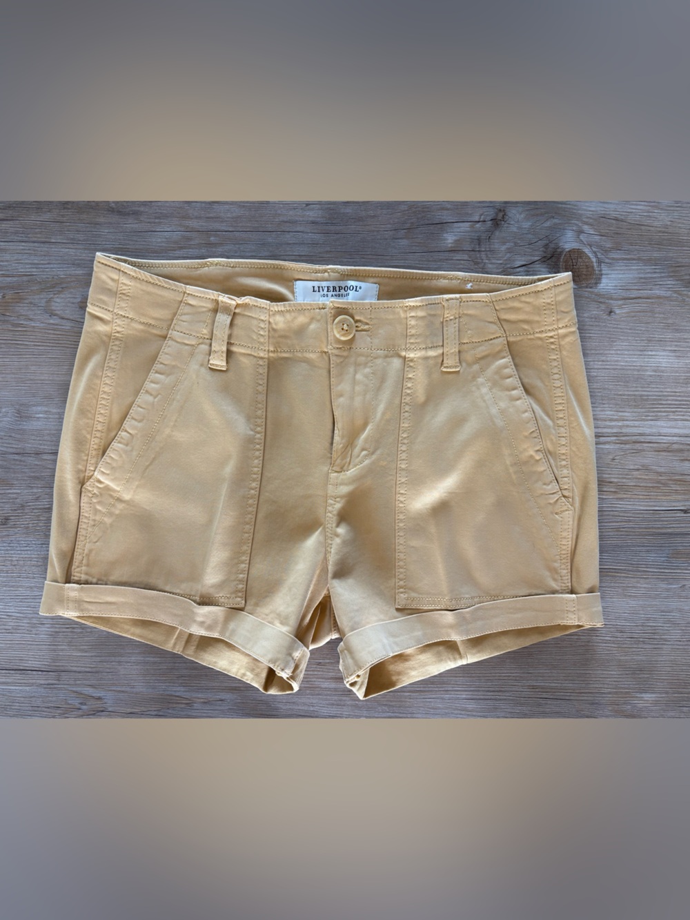 Liverpool Yellow Shorts